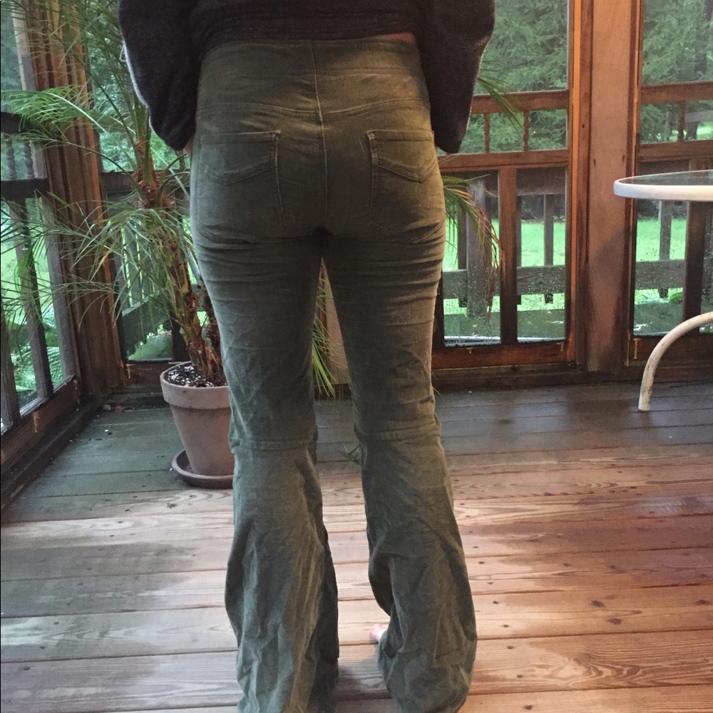 Free People Flare Corduroy Pants